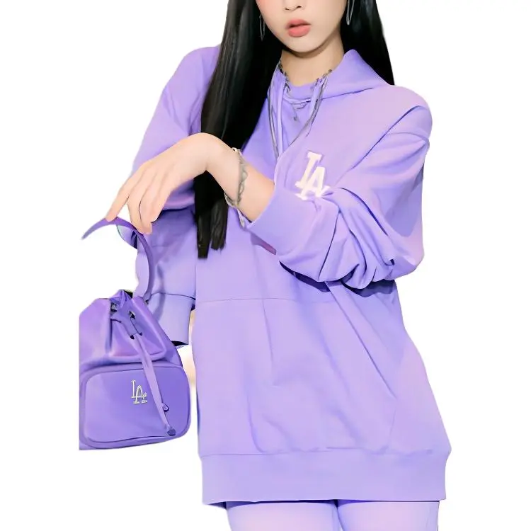 MLB Los Angeles Dodgers Sweatshirt Unisex Purple-2