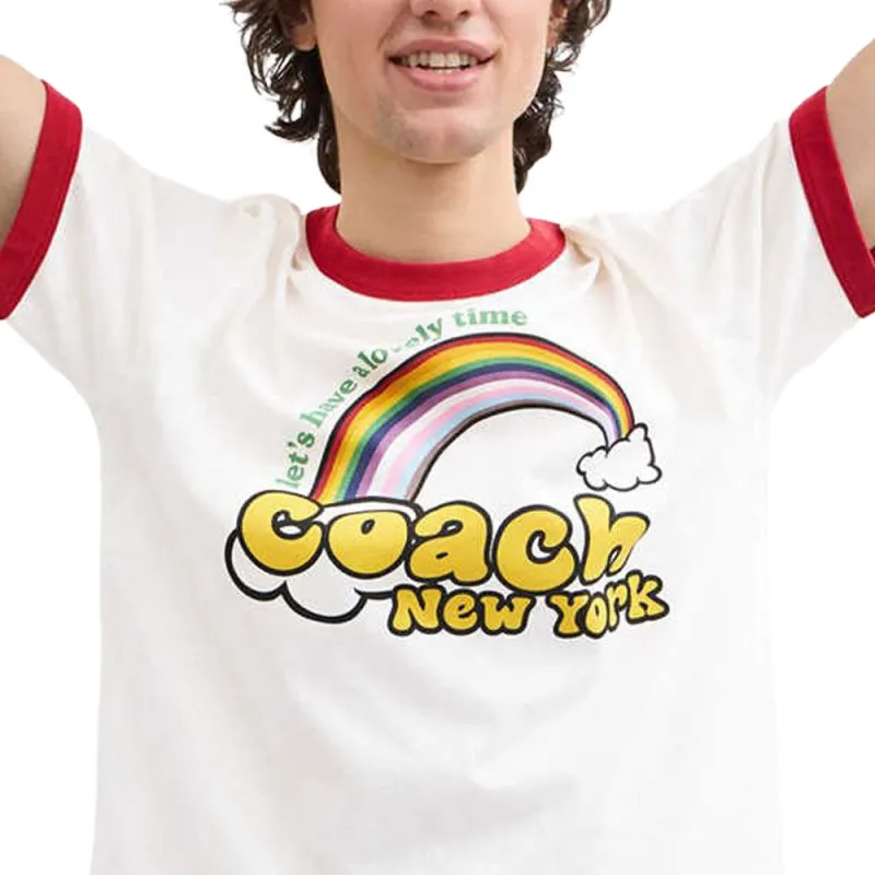 COACH T Shirts Men White-3