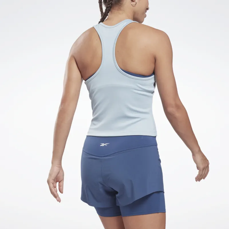 Reebok Sleeveless Sports Shirts Women's Gray Blue-2