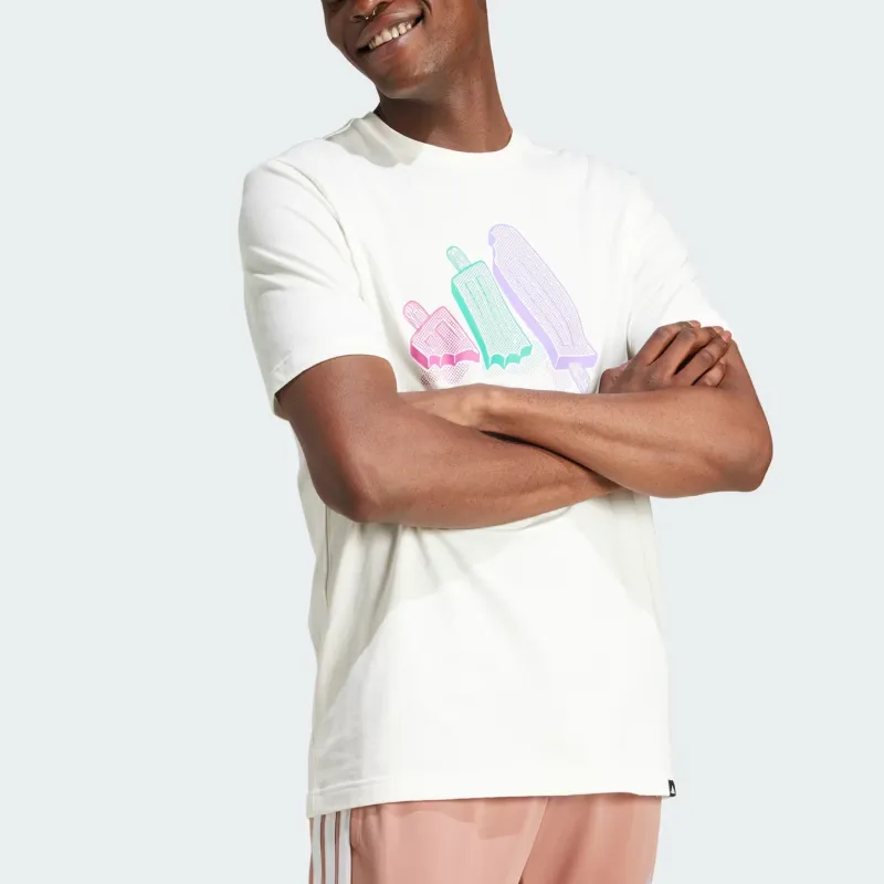 Adidas Free Shipping With AdiClub Lounge Ice Graphic Tee-2