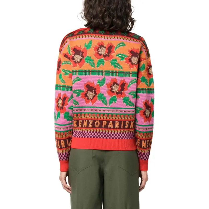KENZO Intarsia knit Wool blend Jumper-3