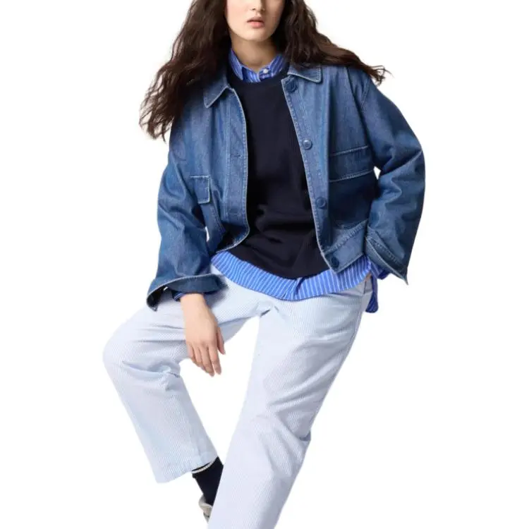 UNIQLO Casual Pants Women's Aqua Blue-1