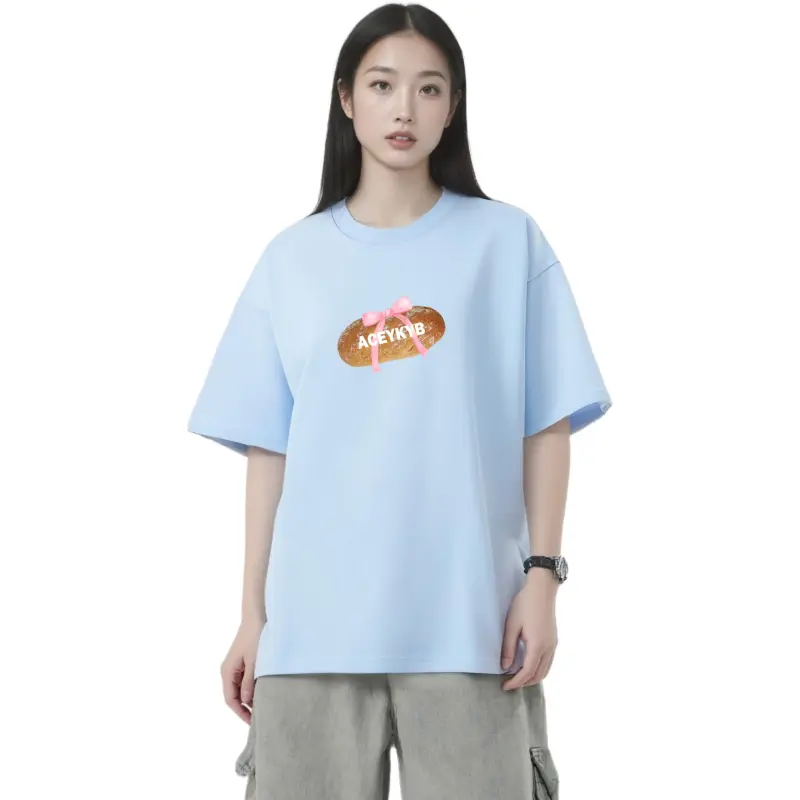 YK&YB T Shirts Unisex Sky Blue-3