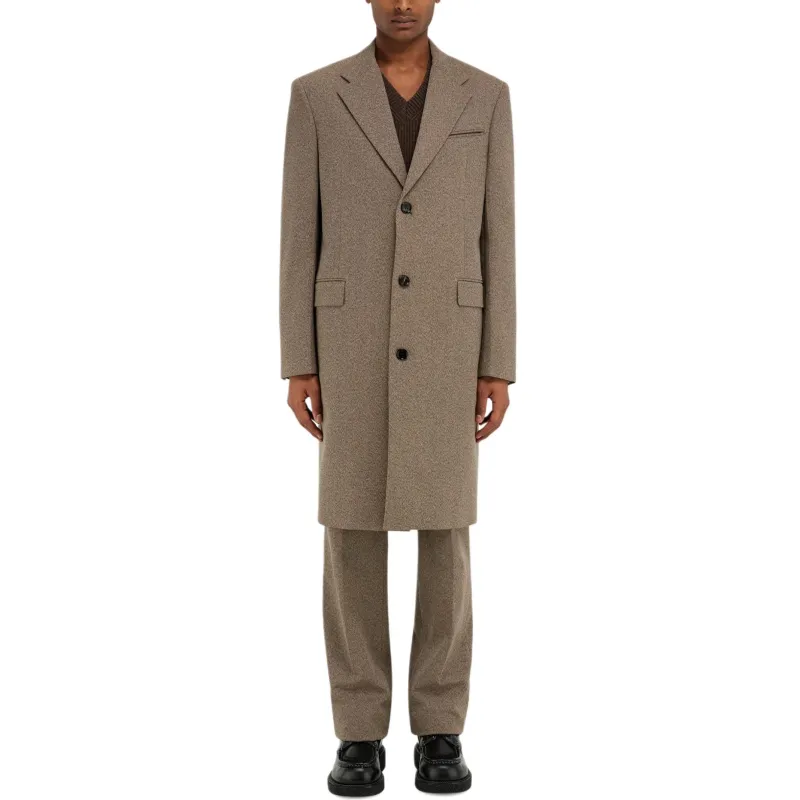 FERRAGAMO Coats Men's Light Brown-1