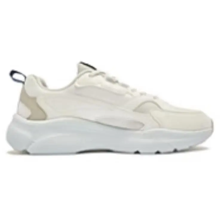 QIAODAN Get Rich Every Day Coverage Lightweight Height Increasing Low Top Casual Shoes Men's White Blue-1