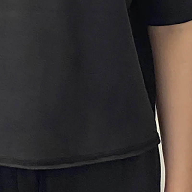 PUMA Drop Shoulder Sleeve T Shirt Women's Black-4