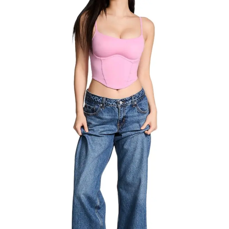 Victoria's Secret PINK Bralettes & Bra Tops The Cinched Micro Corset Top/MP Bra Women's Moonstone Pink-2