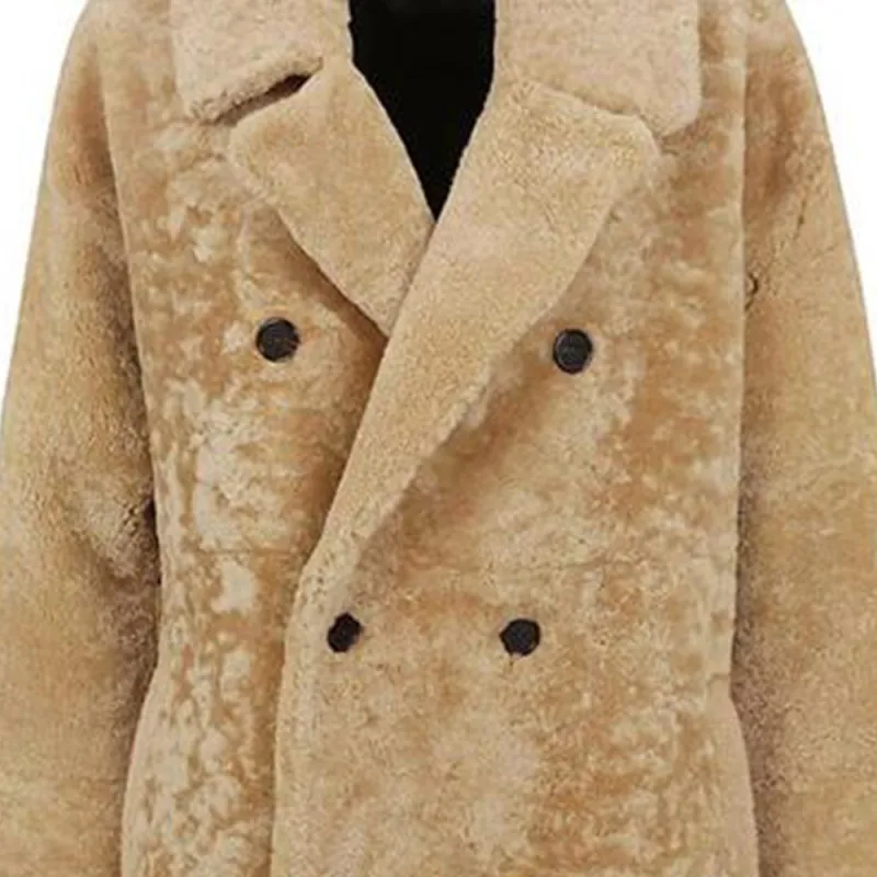 SAINT LAURENT FW21 Coat Women's Camel-2