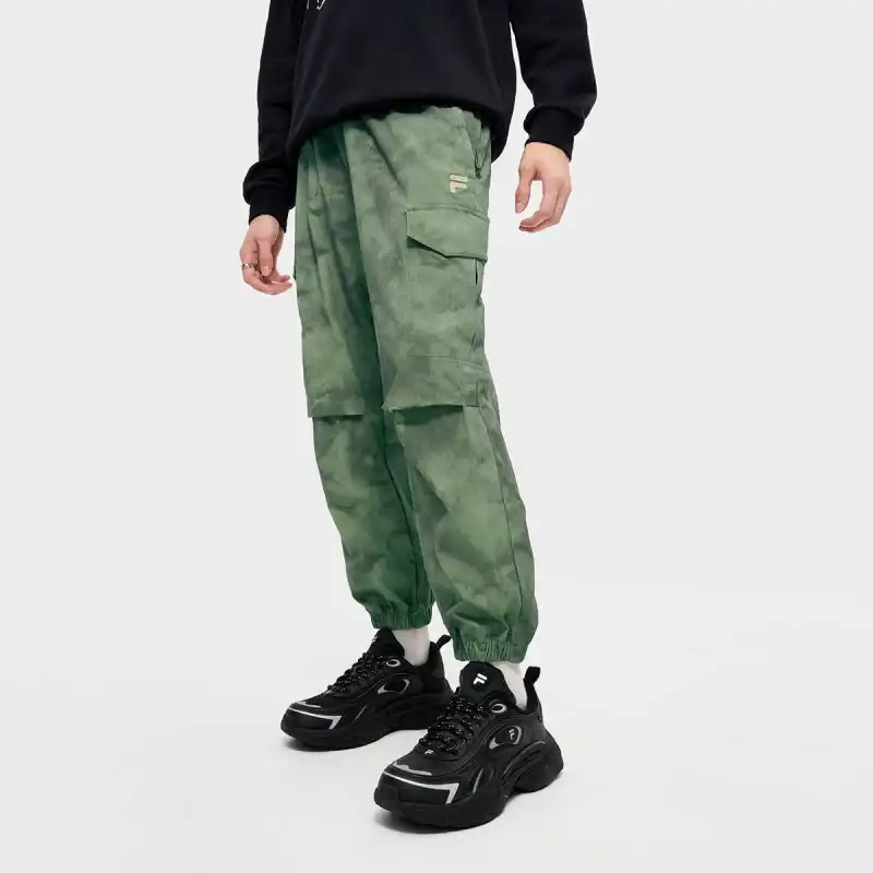 FILA FUSION Casual Pants Men's Military Green-2