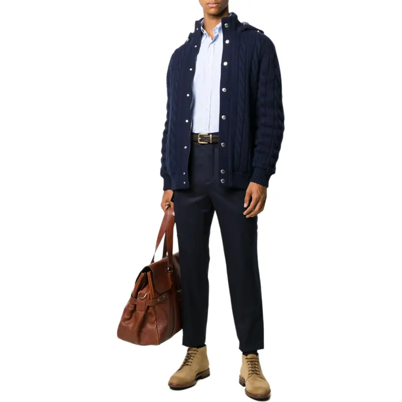 Brunello Cucinelli FW22 Casual Pants Men's Blue-2
