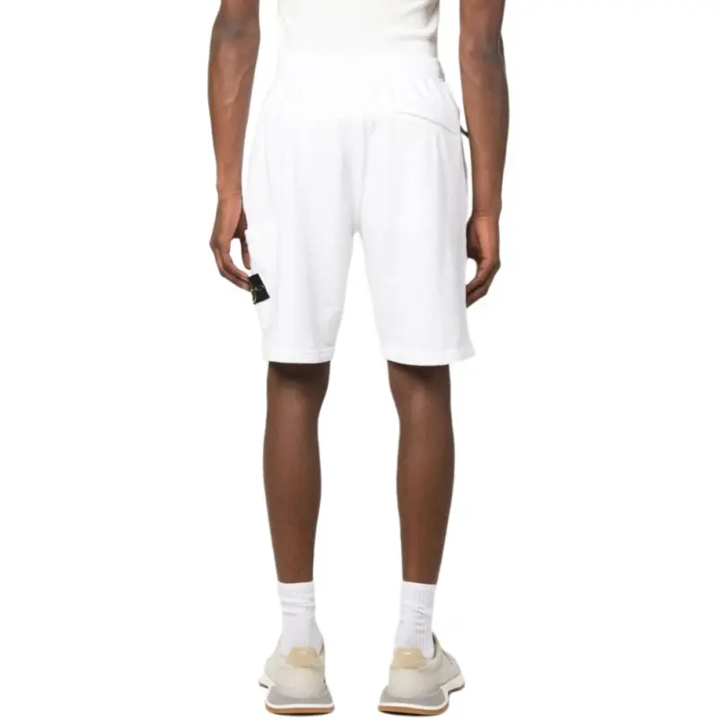 STONE ISLAND Side Logo patch Shorts-3