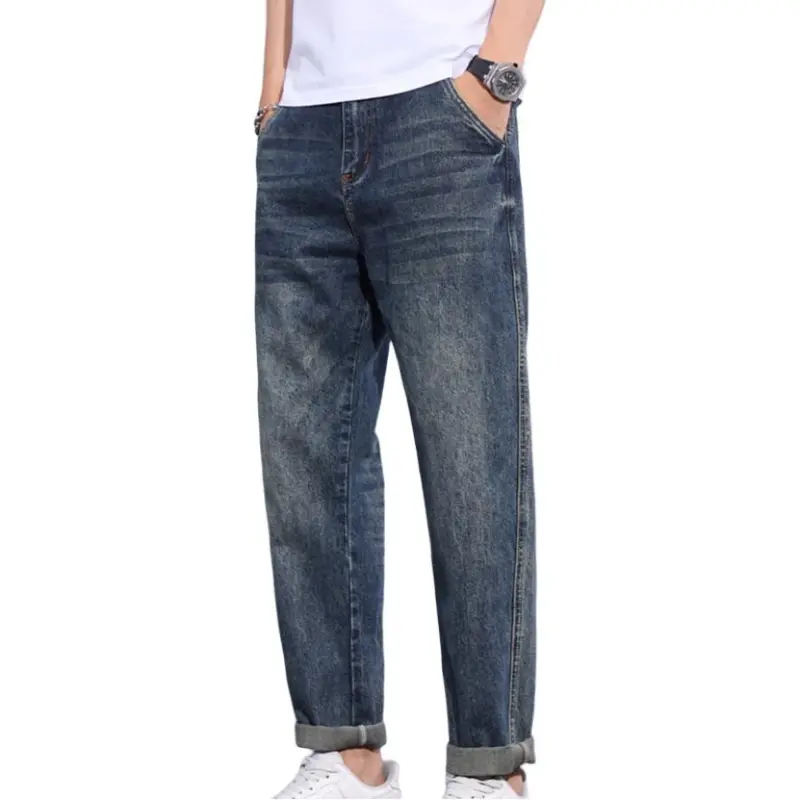 Jeep Fashion Sports Collection Jeans Unisex Vintage Blue-2