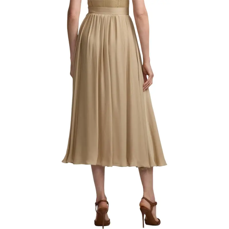 Ralph Lauren Collection Kynlee Pleated Midi Skirt-4