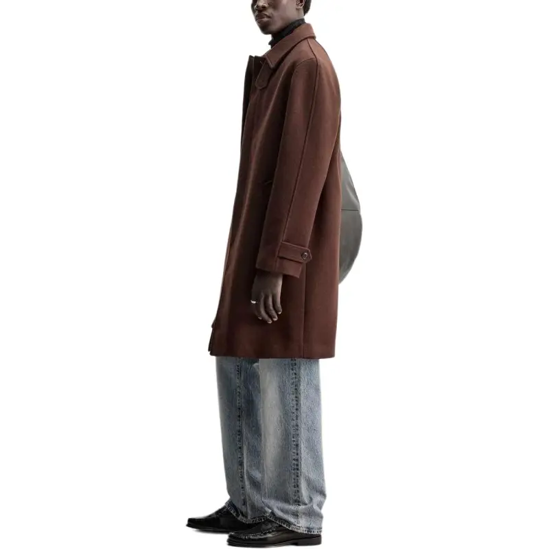 ZARA Coats Men Chocolate-3