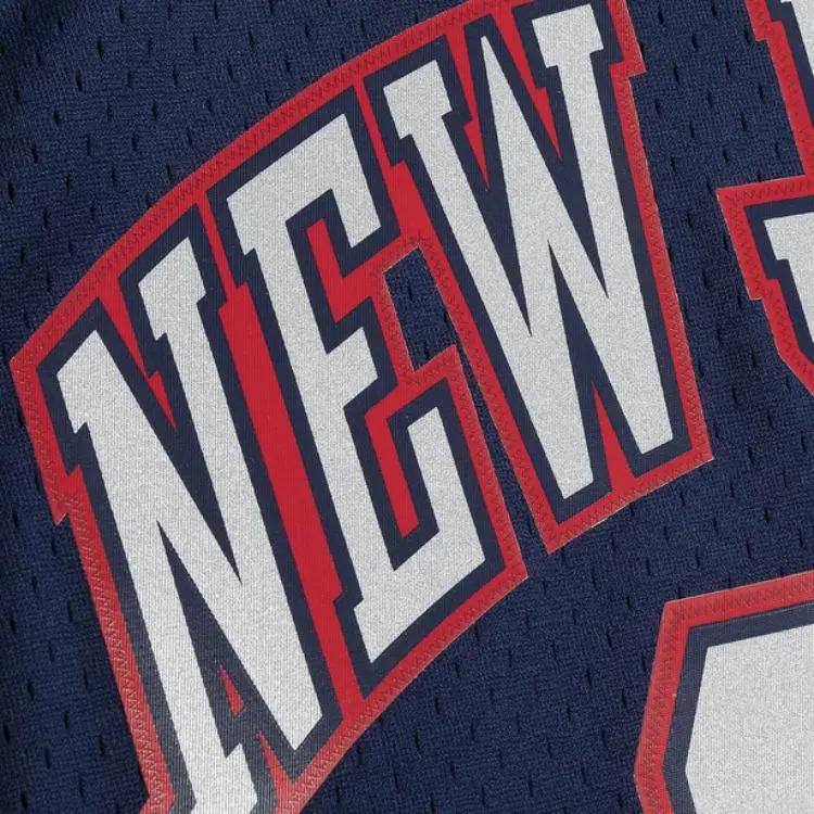 Mitchell & Ness Basketball Jerseys Men's Navy Blue-2