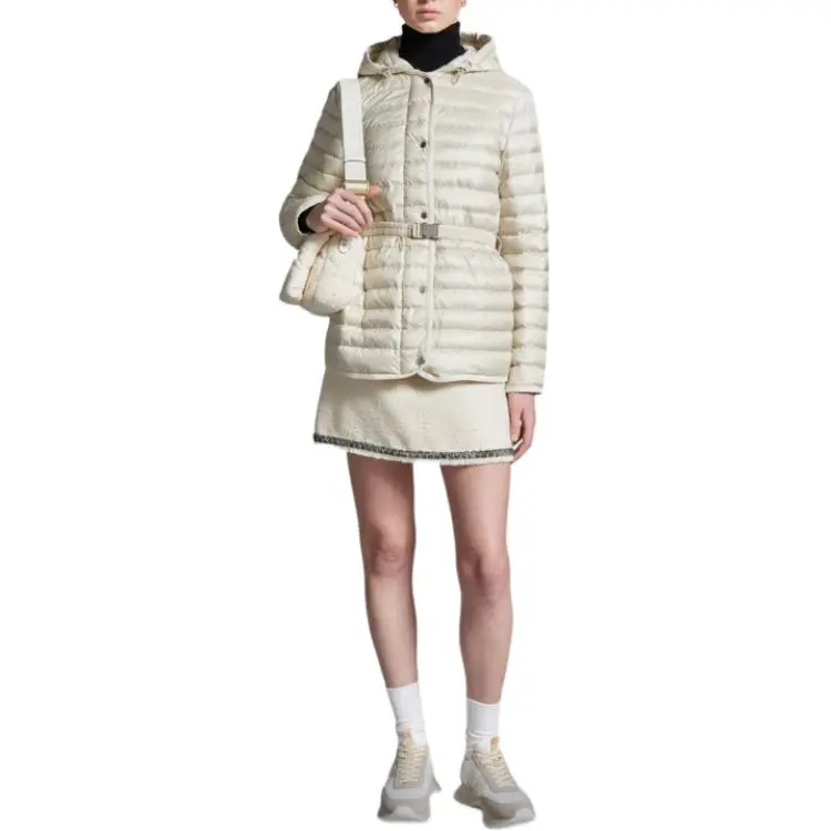Moncler SS24 Down Jacket Women's Beige-4