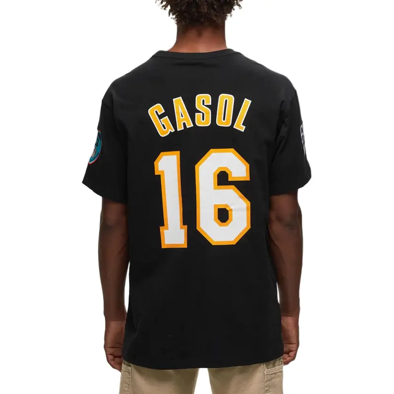 Mitchell & Ness x NBA T Shirt Unisex Black-2