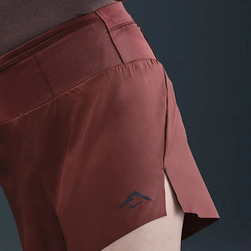 Nike Dri Fit SS25 Trail Sports Shorts Women's Dark Red 218-3