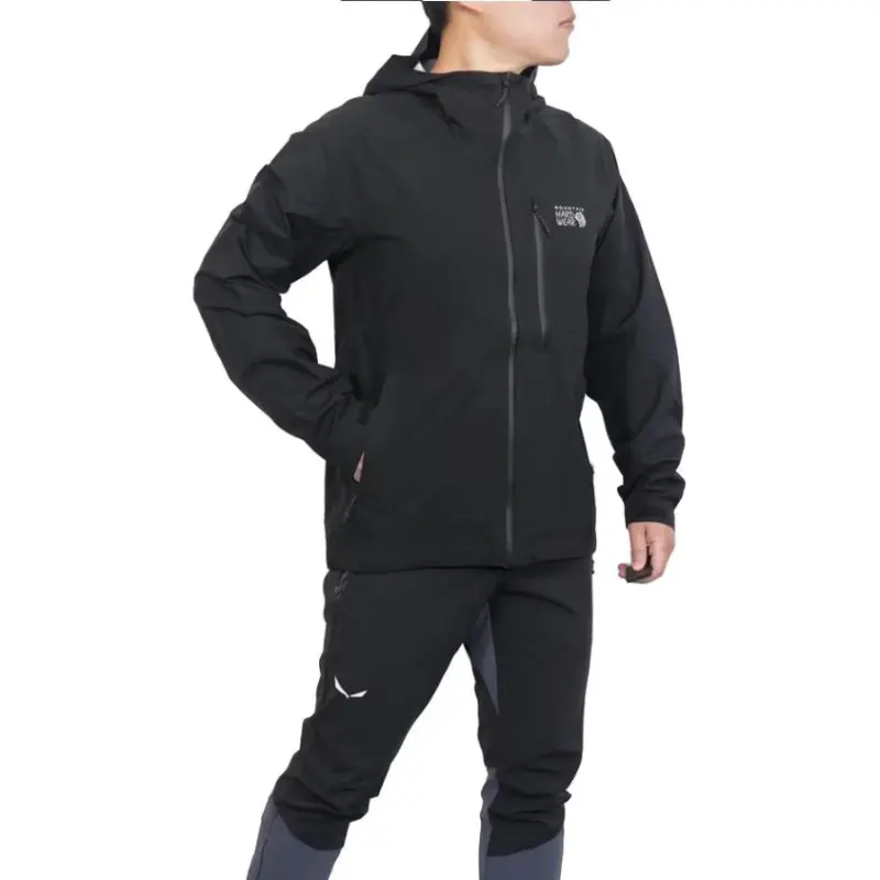 MOUNTAIN HARDWEAR Hiking Waterproof And Breathable Super Light Windbreaker Jacket Men's-3