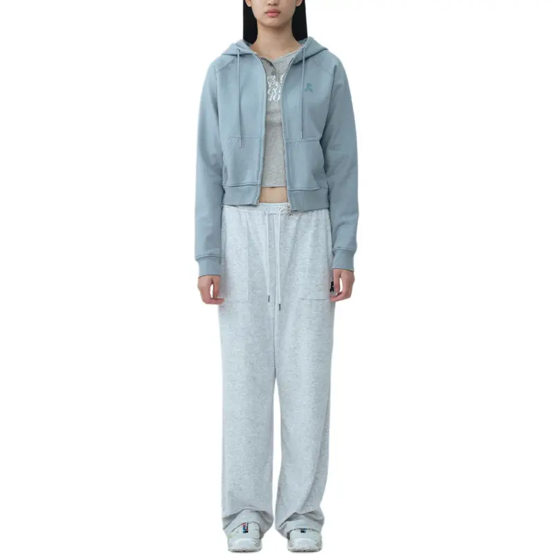 Rest&Recreation SS25 RS ZIP UP HOODIE Sweatshirt Unisex SKY BLUE/Sky Blue-4