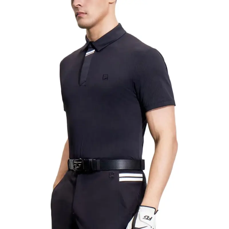 FILA Supercar Inspiration Collection Polo Shirt Men's Pitch Black-2