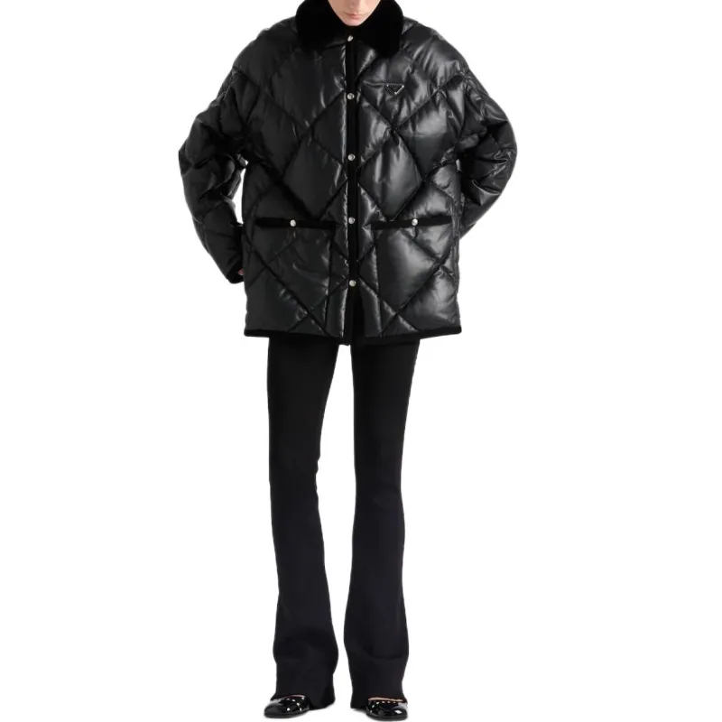 PRADA Quilted Leather Jacket-1