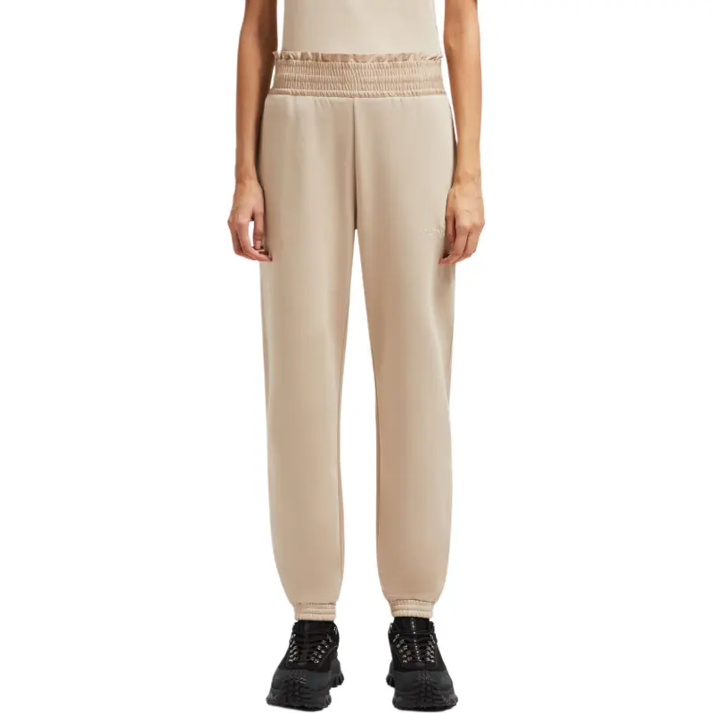 Moncler Logo Embroidered Elastic Waist Pants-1