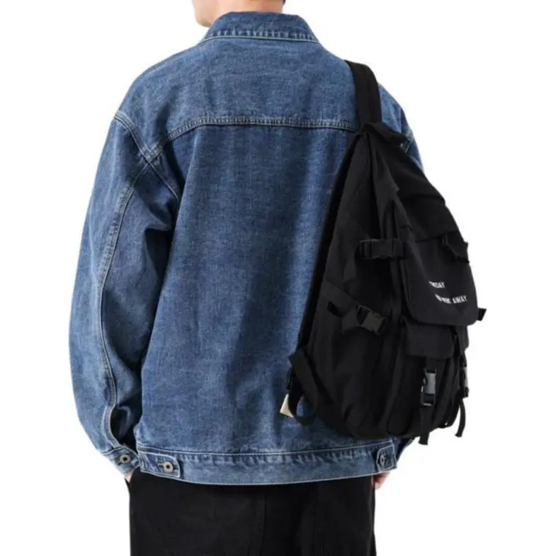 JASONWOOD Cowboy On The Run Denim Jacket Unisex Azure Blue-1