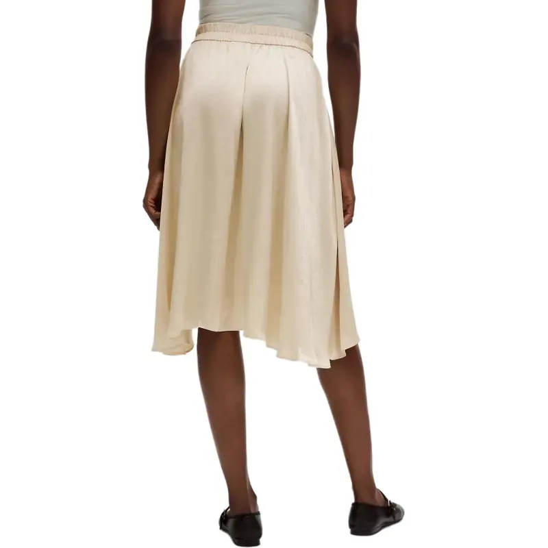 Lululemon Midi Length Satin Casual Long Skirt Women's-10