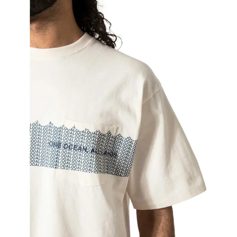 Nanamica T Shirts Unisex Ivory White Vintage Yellow-1