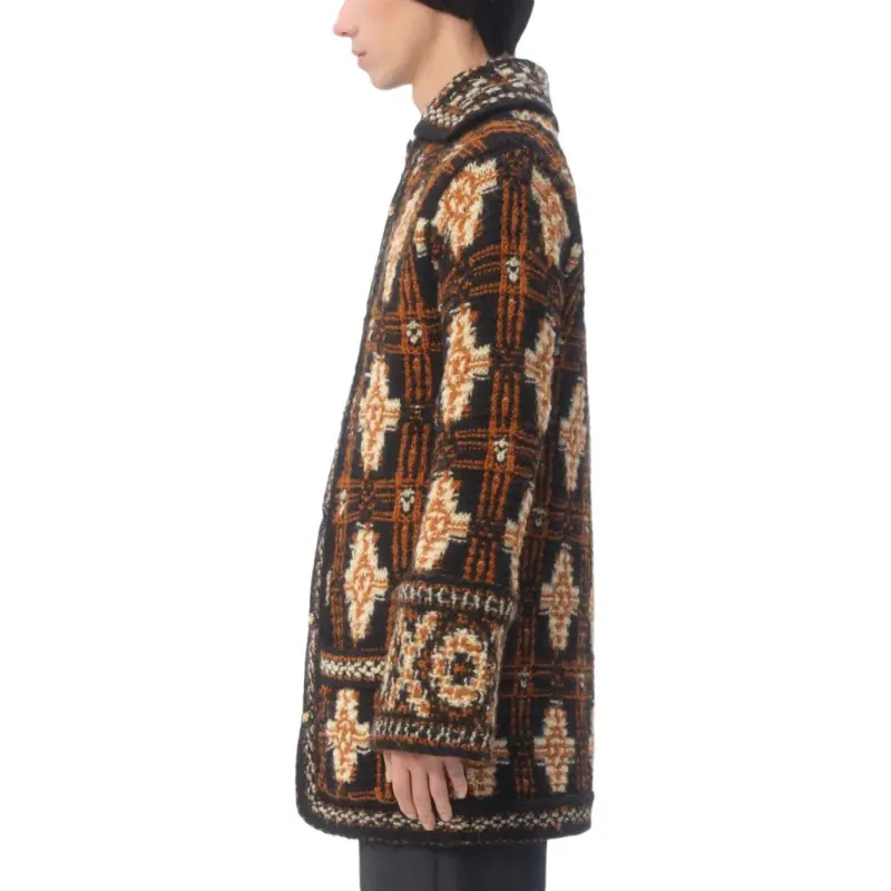 Valentino Garavani Geometric pattern Wool Cardigan-4