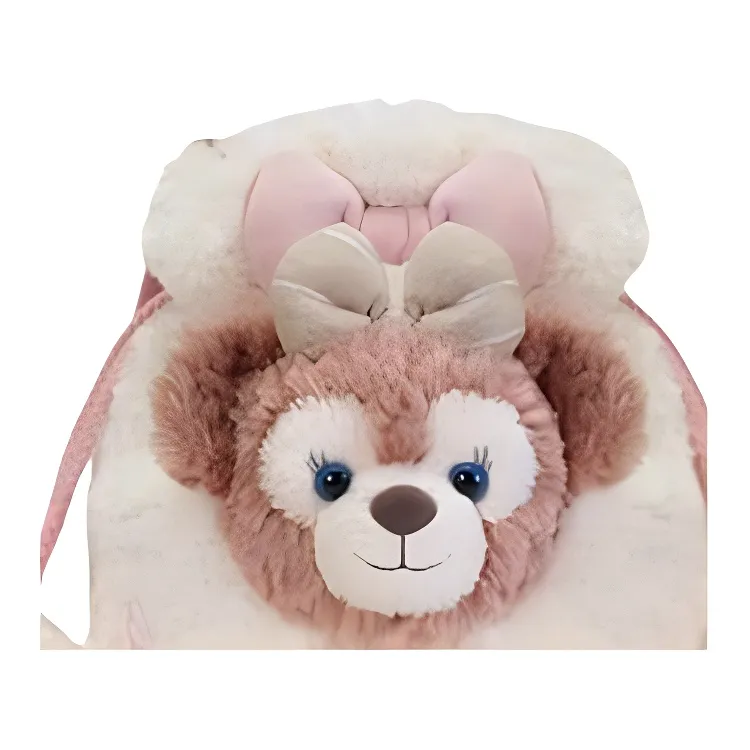 Disney Fabric Shoulder Bag Regular Women's White & Pink-4