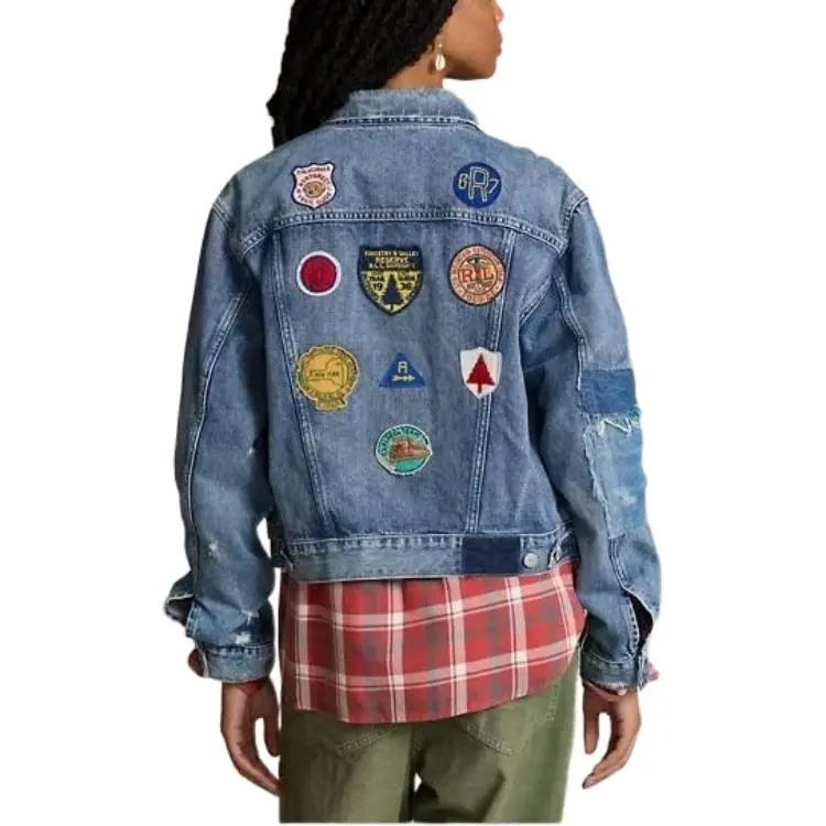 Polo Ralph Lauren Button Up Distressed Denim Jacket-3