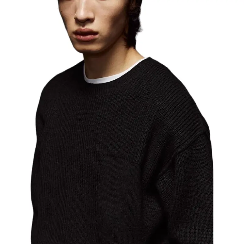 H&M Sweaters Men Black-4