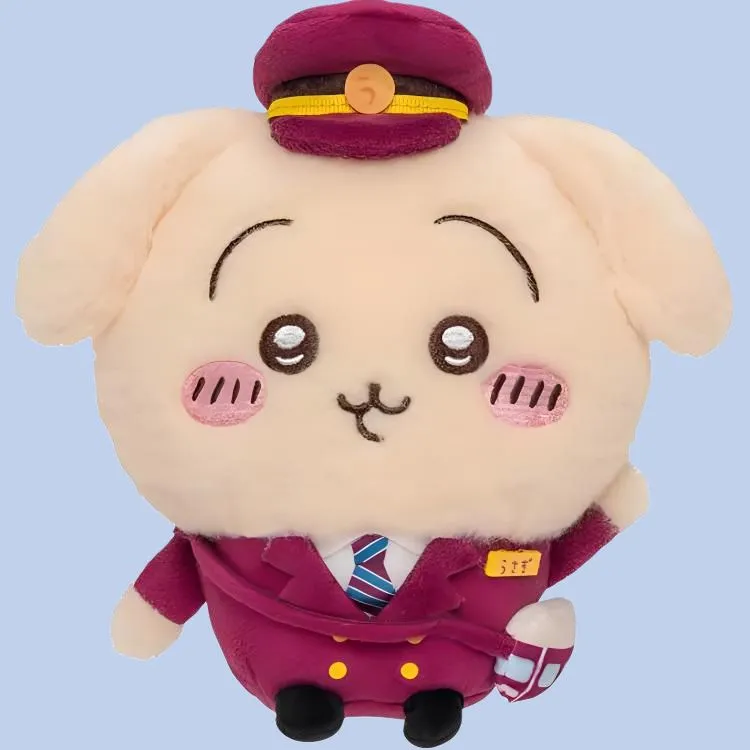 Chiikawa x BANJIDIANCHE Chiikawa Hachiware Usagi Chiikawa, Hankyu Railway Dolls Plush Doll 19cm Height-1