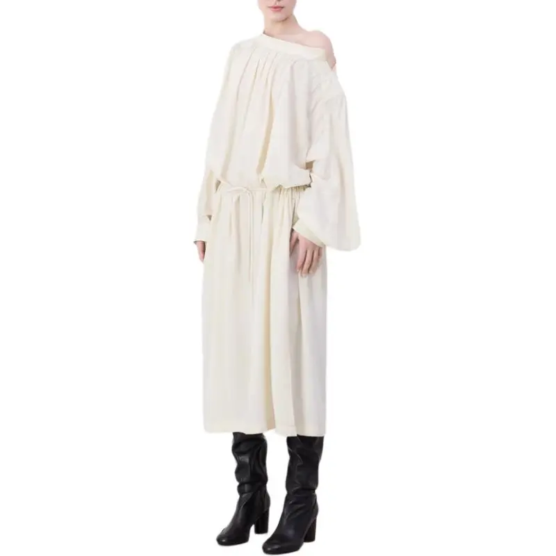 Lemaire House Pleated Midi Dress-1