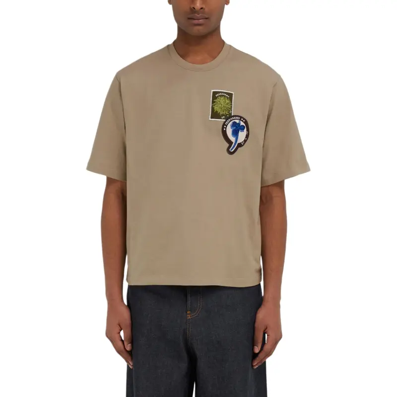 Ferragamo Graphic patch Short sleeve T shirt-2