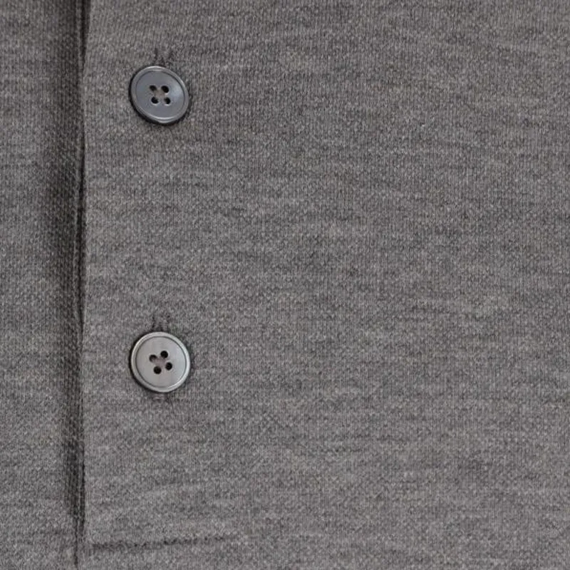 Zegna Logo Embroidered Short Sleeved Polo Shirt-4