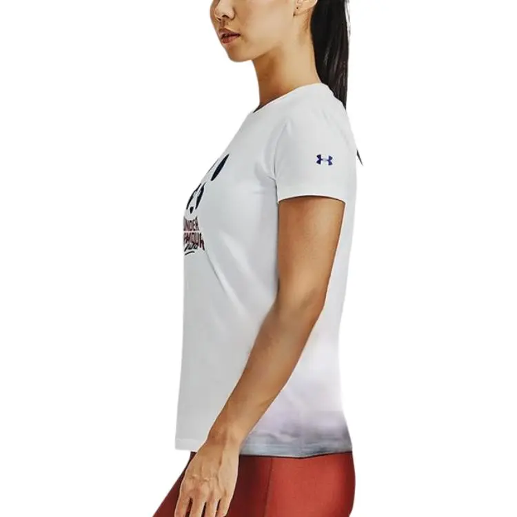 Under Armour T Shirt Women's White-5