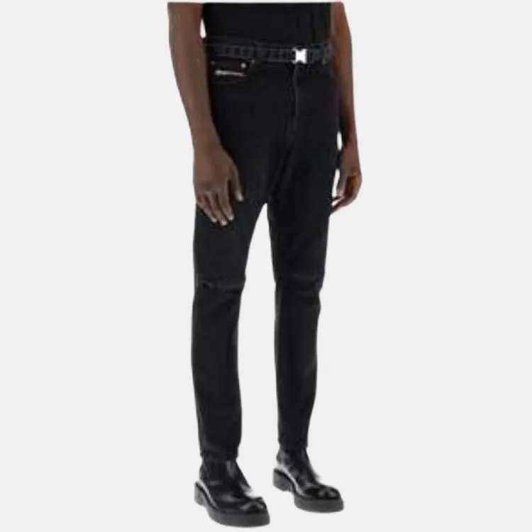 Sacai Jeans Men Black-3