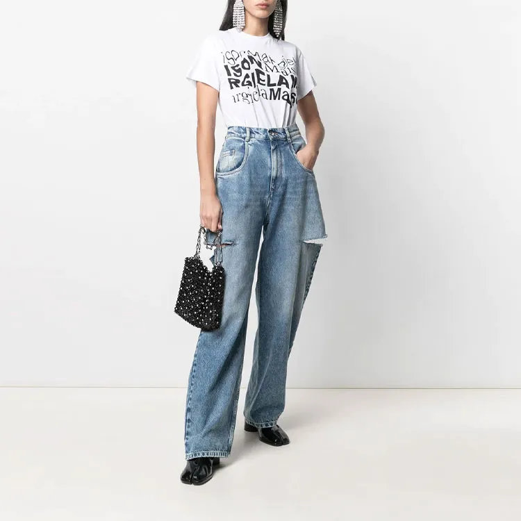 Maison Margiela SS21 Regular T Shirt Women's White-3