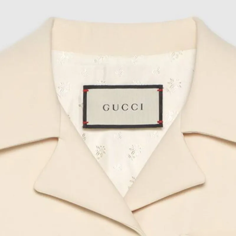GUCCI Cropped Coats Women's White-4