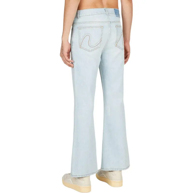 ERL Flared Leg Distressed Jeans-4