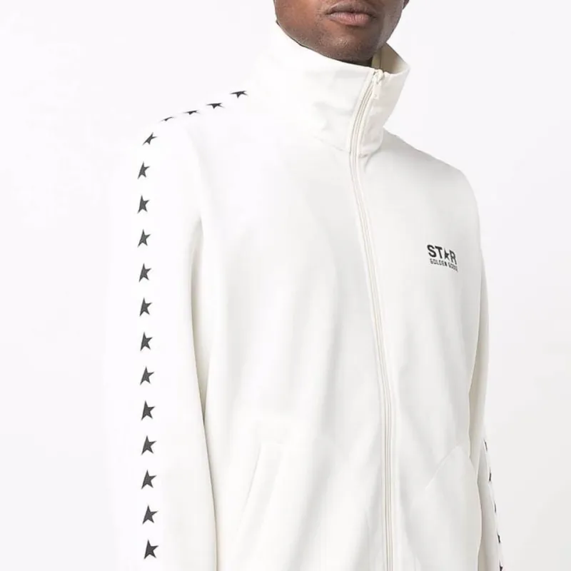Golden Goose Deluxe Brand Star Tape Zipped Jacket-4