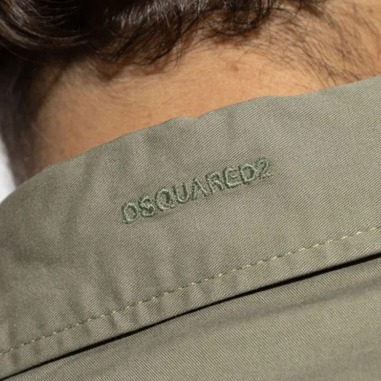 DSQUARED2 Cargo pocket Button up Shirt-3