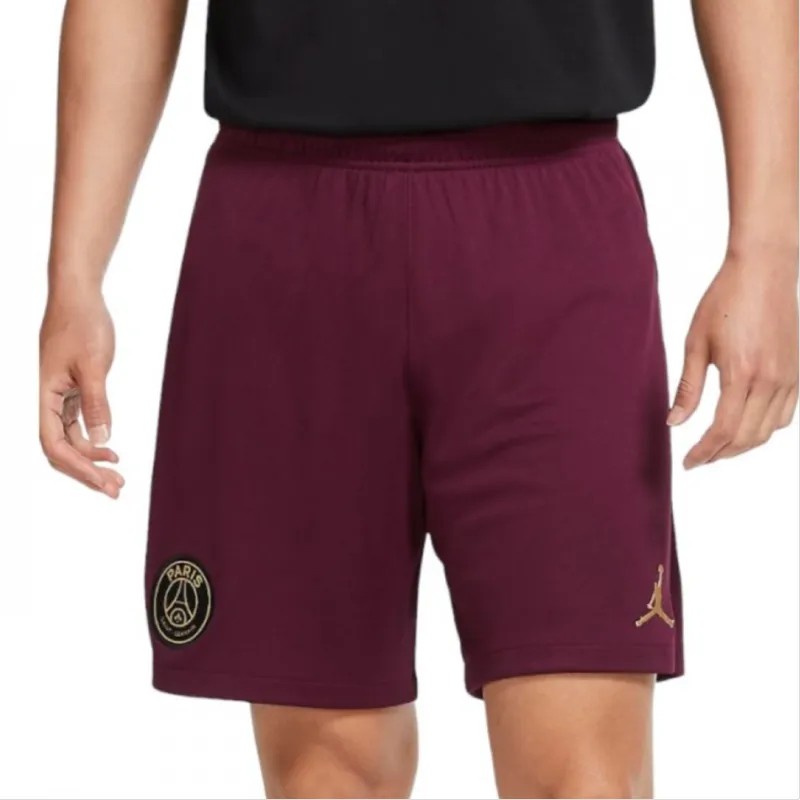 Jordan Paris Saint Germain Casual Shorts Men Burgundy-1