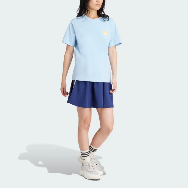 adidas originals Women's Graphic Tee 'Clear Sky'-3