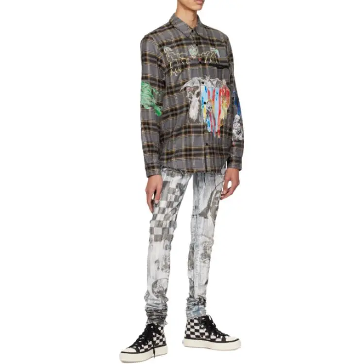AMIRI Wes Lang Sketch Straight Fit Jeans-1