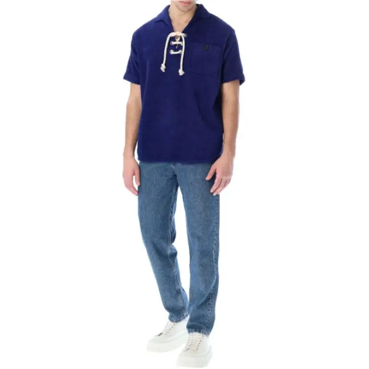 Maison Margiela Polo Shirt Men's Blue-1