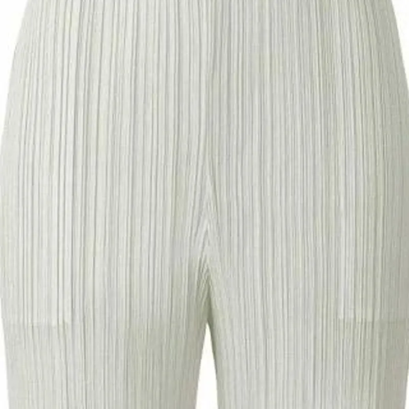 PLEATS PLEASE ISSEY MIYAKE FW22 Casual Pants Women's White-1